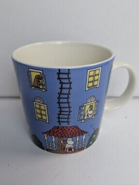 Moomin 2015 Commemorative ARABIA Moomin House Mug Blue Muumitalo Scandinavia